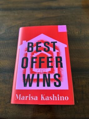 Best Offer Wins by Marisa Kashino - Bright Red & Pink Hardcover
